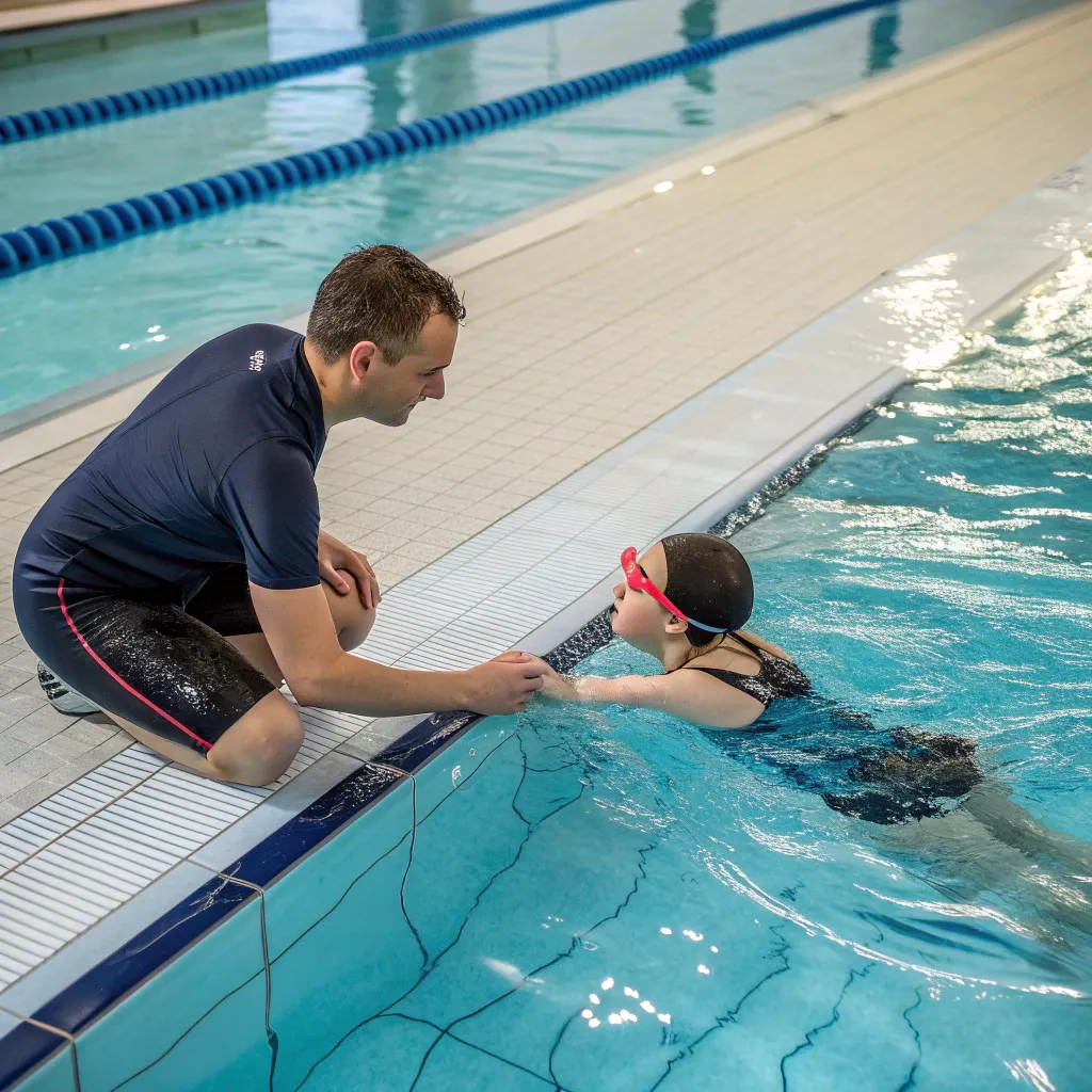 Private swimming lessons